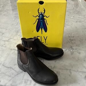 NEW Fly London Meko 344 Apso Coffee Pull On Ankle Boot Bootie P144344001